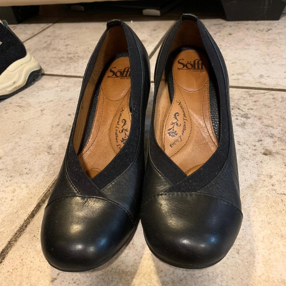 Super comfy work heels with good arch support (Size 8)